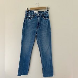 Abercrombie and Fitch “Curve Love - The Ankle Straight Ultra High Rise”